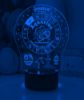 Picture of Aquarius Zodiac night or desk light - Personalised